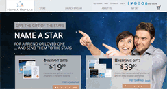 Desktop Screenshot of nameastarlive.com